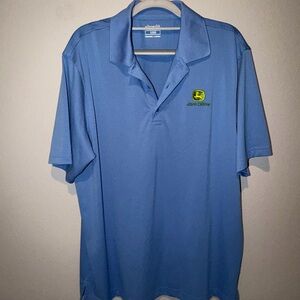 John Deere Blue Polo Shirt for Men